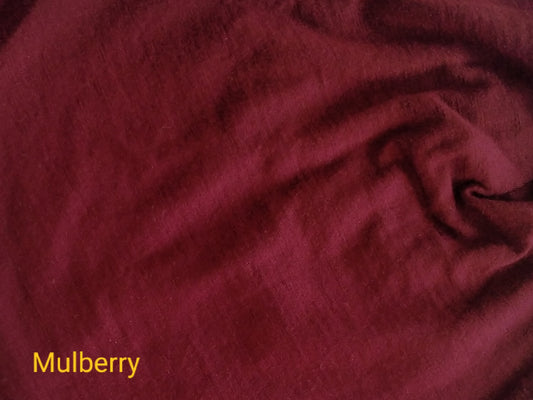 Slouch Beanie - Black/Mulberry