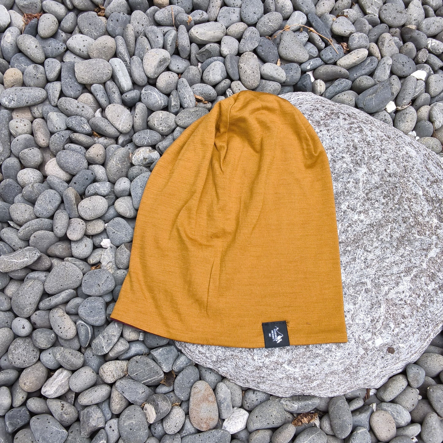 Slouch Beanie - Mulberry/Whisky