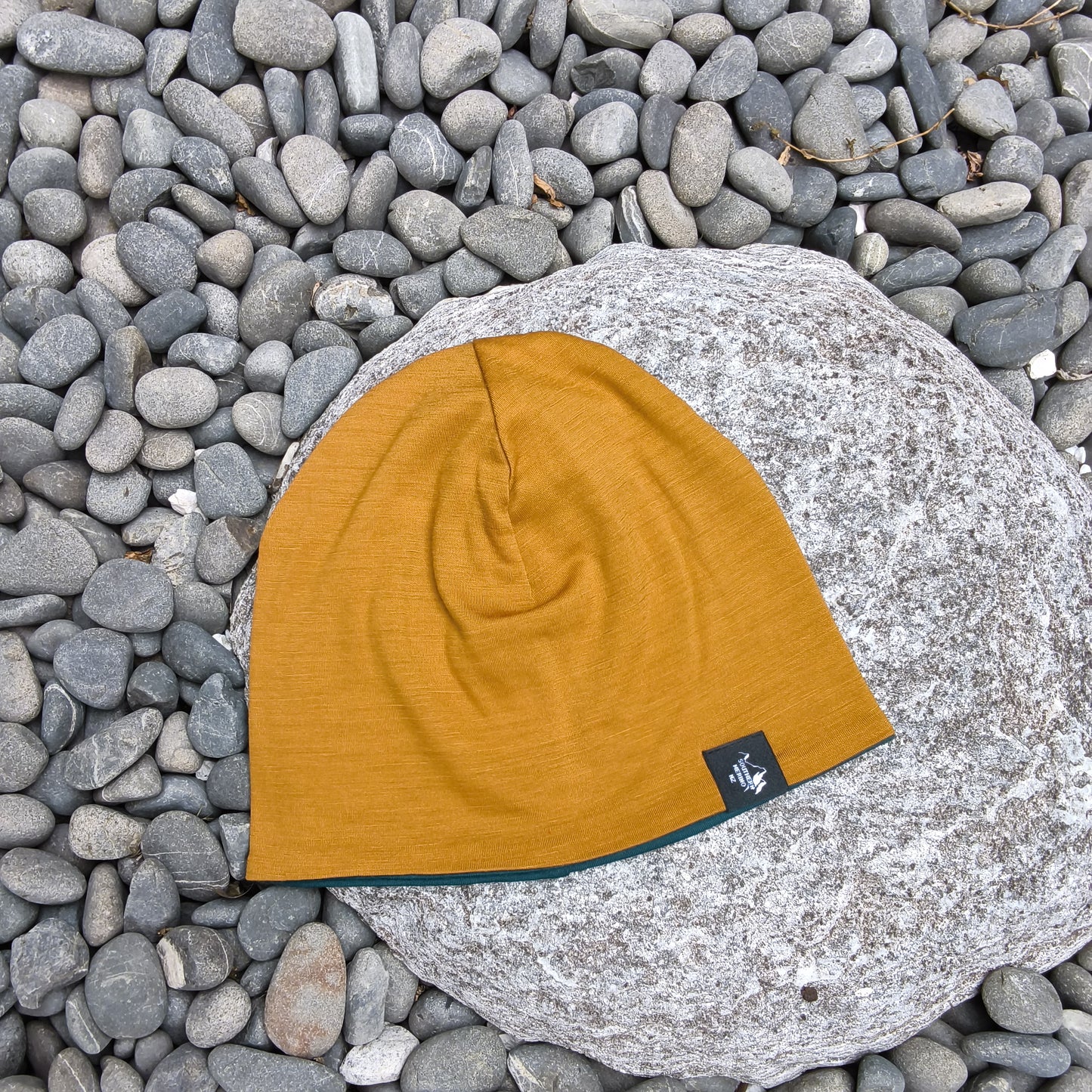Standard Beanie - Whiskey/Petrol