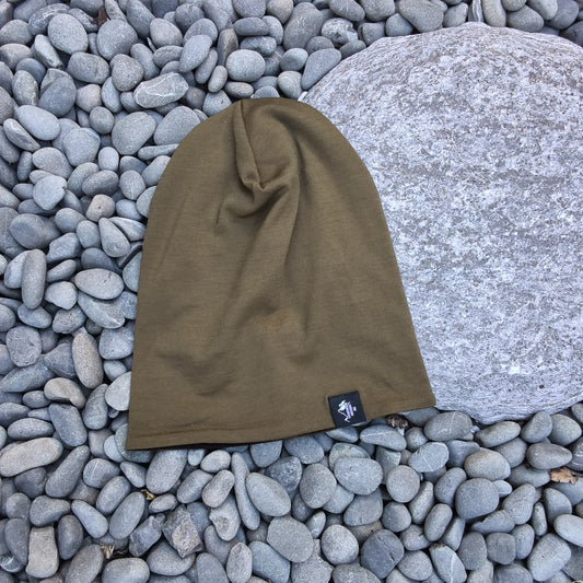 Slouch Beanie - Army/Black
