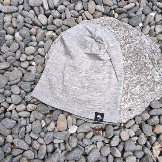 Slouch Beanie - Navy/Grey